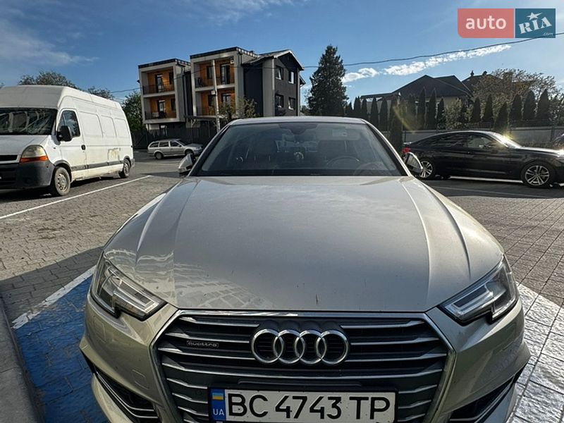 2016 Audi A4, VIN WAUENAF47HN034648:plate — фото 1 (autoria)