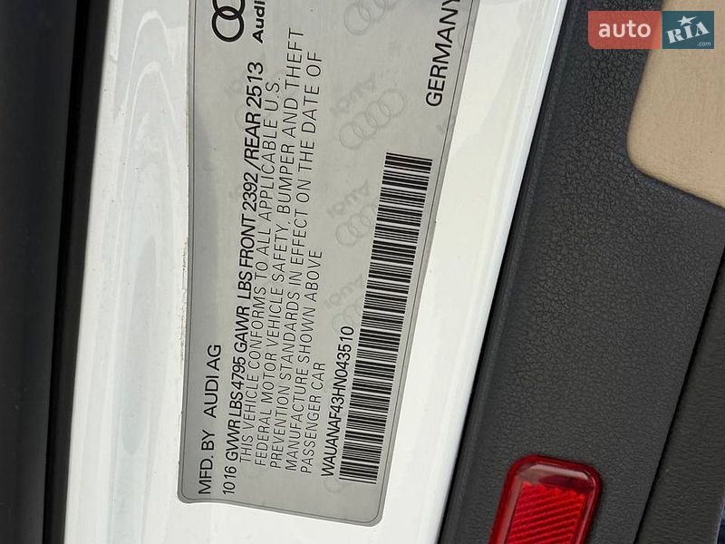Седан Audi A4 2016 в Луцке