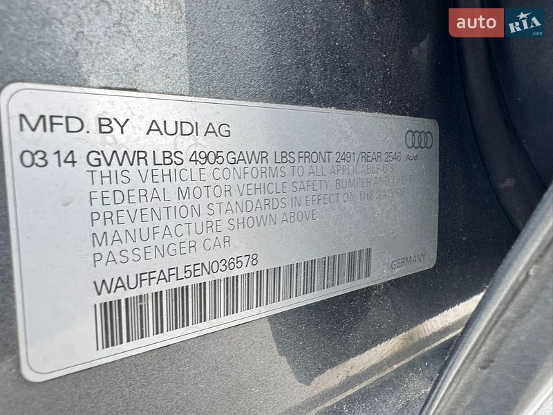 Седан Audi A4 2014 в Львове