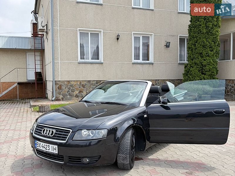 Кабриолет Audi A4 2002 в Дунаевцах