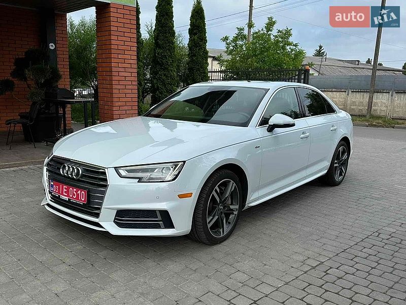 2017 Audi A4, VIN WAUENAF45HN054087:plate — фото 1 (autoria)