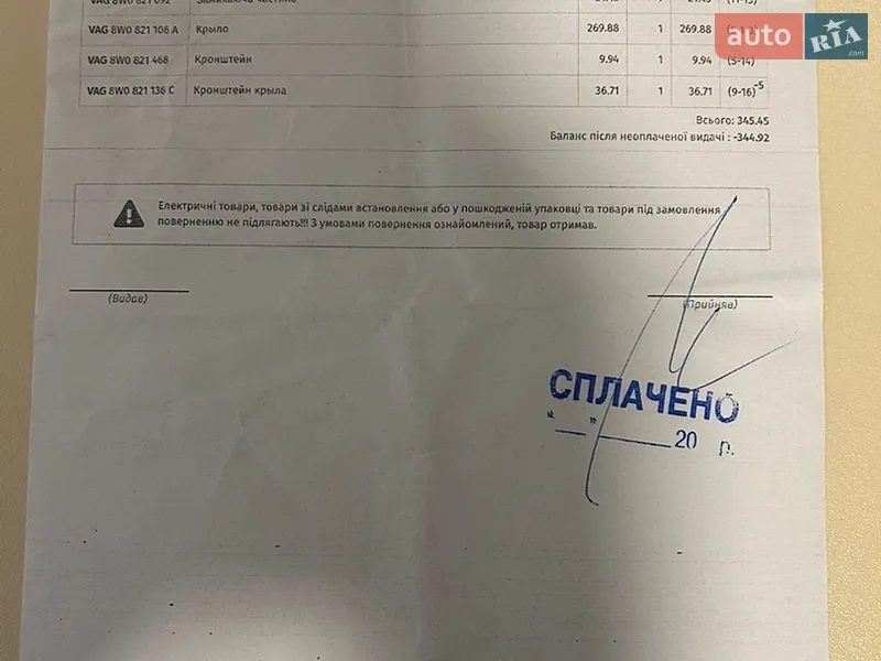 Седан Audi A4 2018 в Львове документ 3 фото Седан Audi A4 2018 в Львове документ