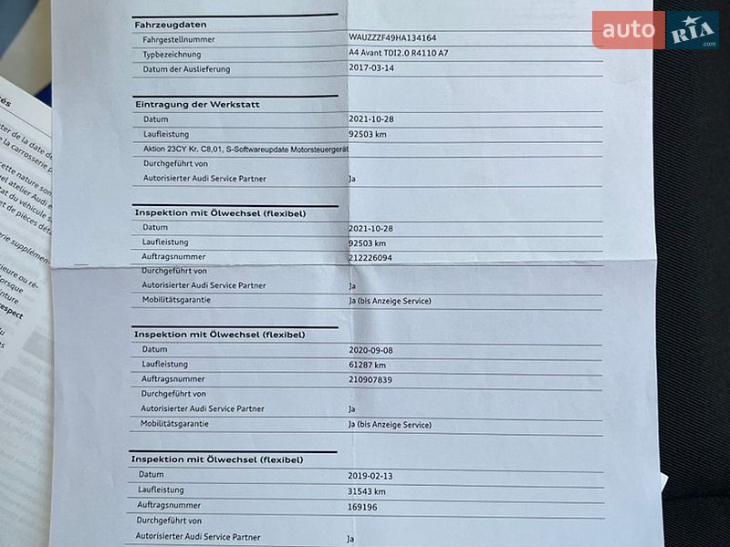 Універсал Audi A4 2017 в Жидачові