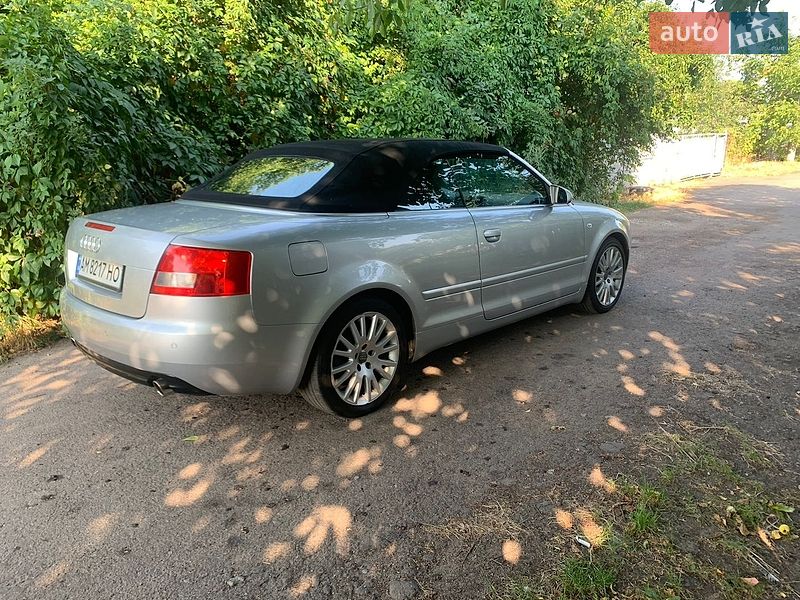 Кабріолет Audi A4 2004 в Житомирі фото 25 Кабріолет Audi A4 2004 в Житомирі
