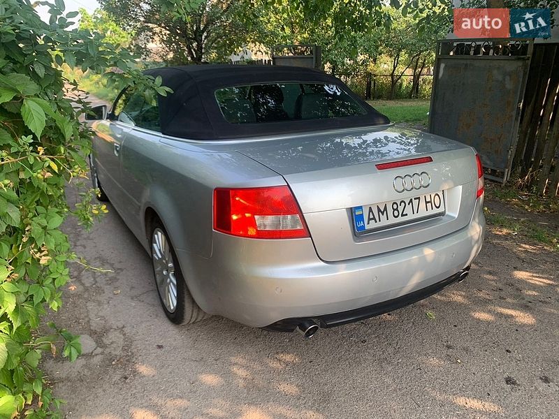 Кабриолет Audi A4 2004 в Житомире