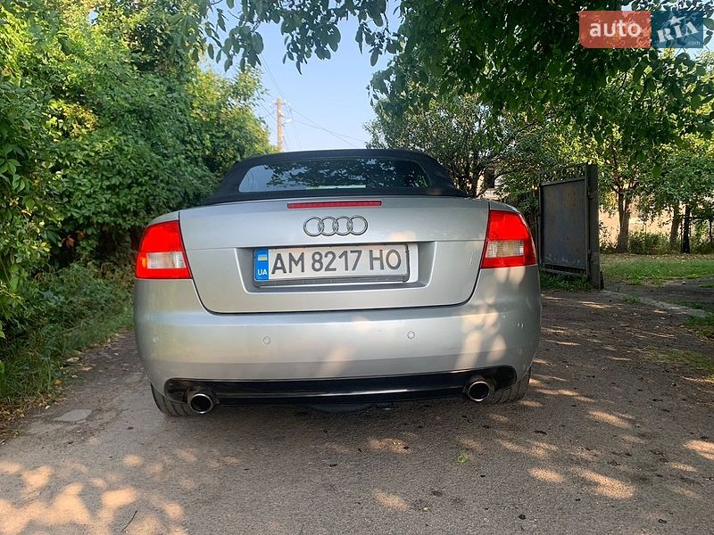 Кабріолет Audi A4 2004 в Житомирі фото 24 Кабріолет Audi A4 2004 в Житомирі