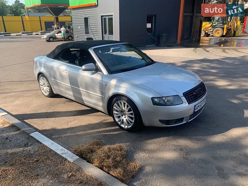 Кабріолет Audi A4 2004 в Житомирі фото 4 Кабріолет Audi A4 2004 в Житомирі