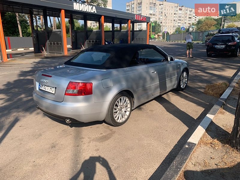 Кабріолет Audi A4 2004 в Житомирі фото 10 Кабріолет Audi A4 2004 в Житомирі