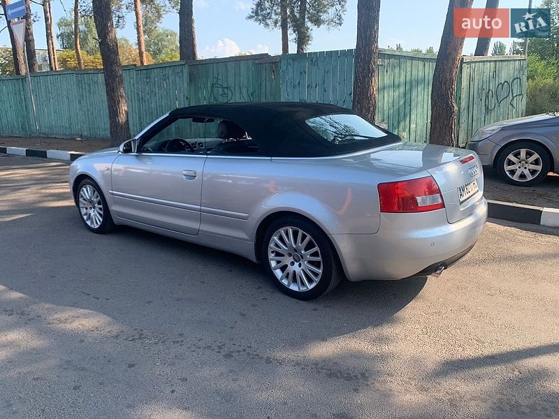 Кабріолет Audi A4 2004 в Житомирі фото Кабріолет Audi A4 2004 в Житомирі