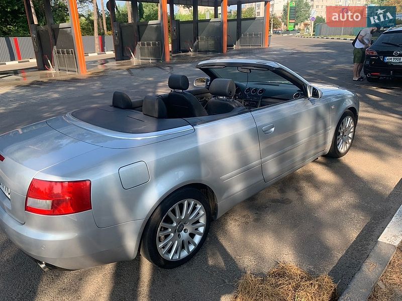 Кабріолет Audi A4 2004 в Житомирі фото 3 Кабріолет Audi A4 2004 в Житомирі
