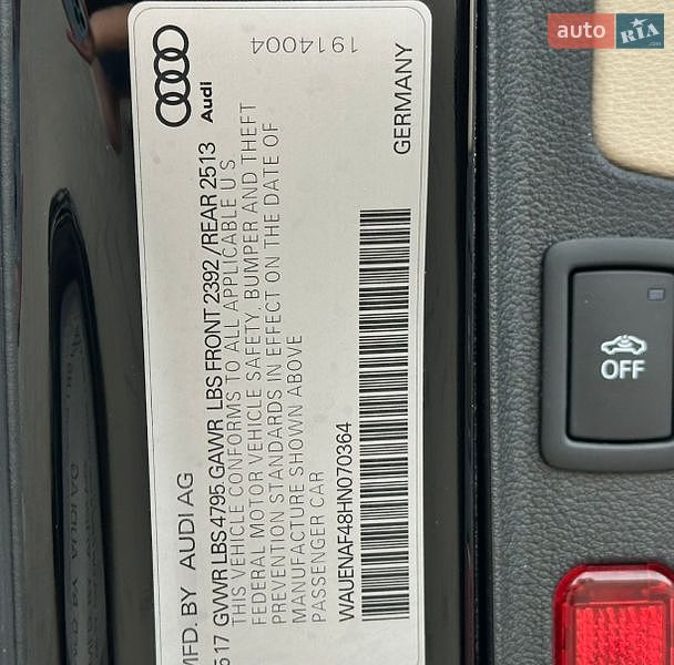 Седан Audi A4 2017 в Рівному