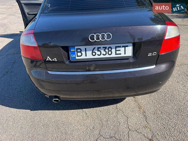 Седан Audi A4 2003 в Полтаві