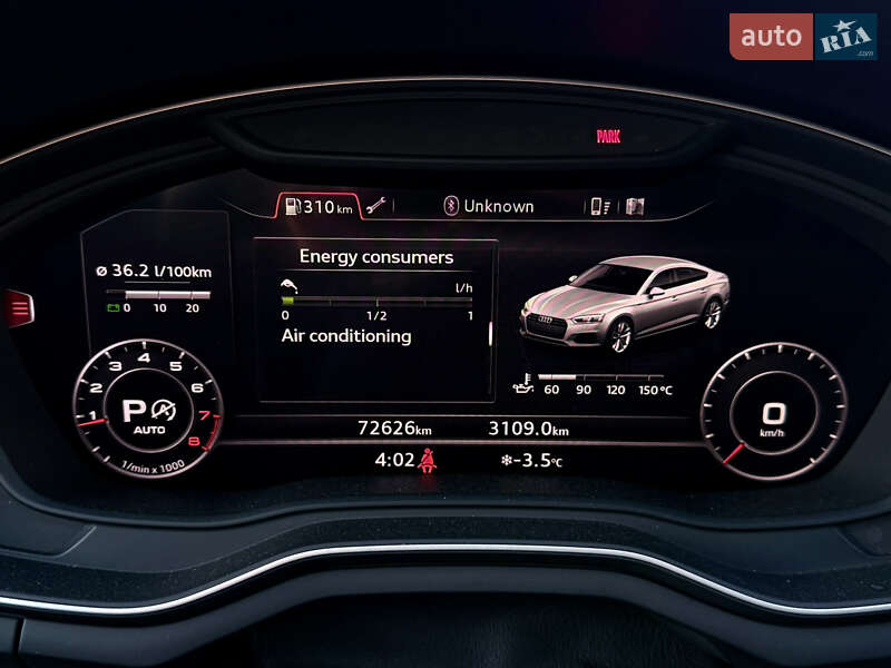 Ліфтбек Audi A5 Sportback 2017 в Києві