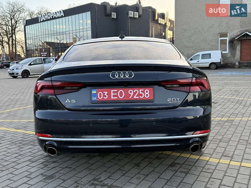 Лифтбек Audi A5 Sportback 2017 в Киверцах