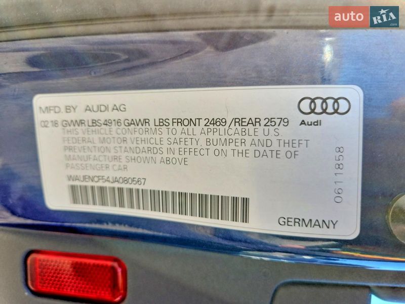 Лифтбек Audi A5 Sportback 2018 в Чернигове