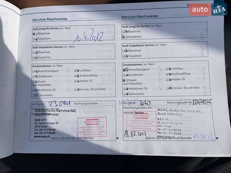 Кабриолет Audi A5 2010 в Ужгороде