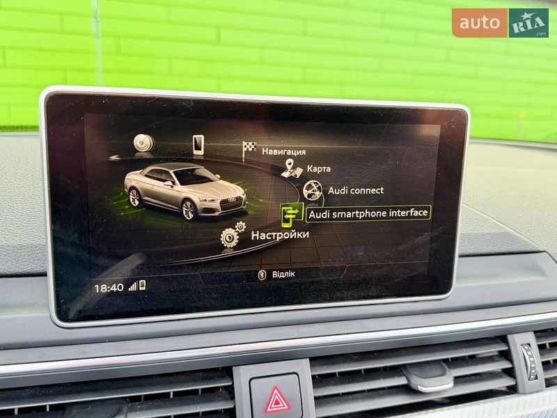 Кабриолет Audi A5 2018 в Киеве фото 58 Кабриолет Audi A5 2018 в Киеве