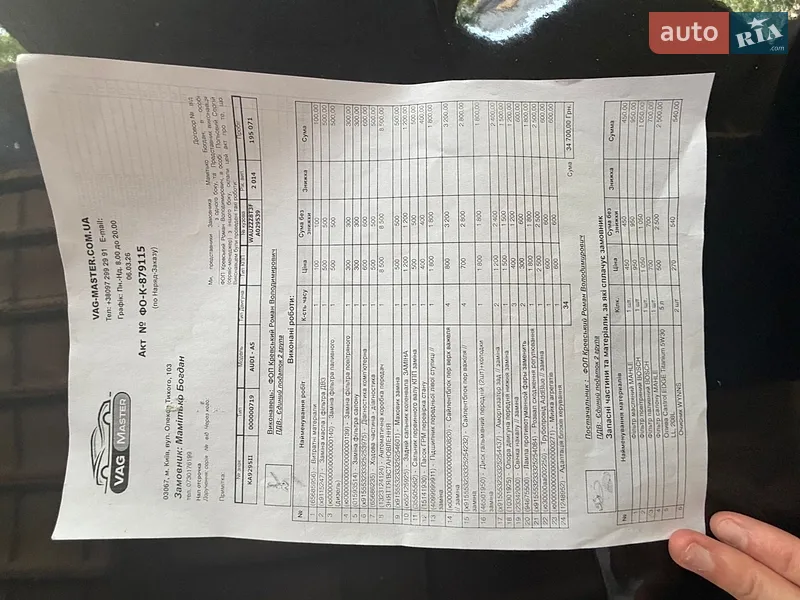 Купе Audi A5 2014 в Києві документ