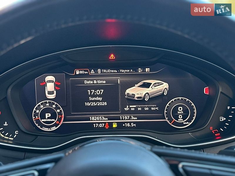 Купе Audi A5 2018 в Львові