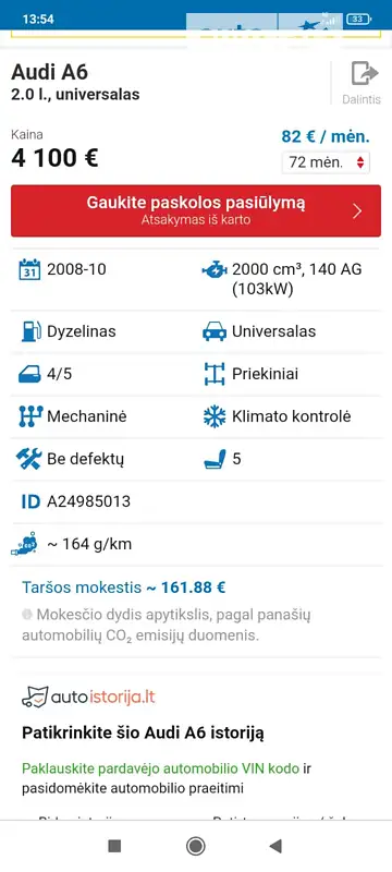 Универсал Audi A6 2008 в Звягеле документ