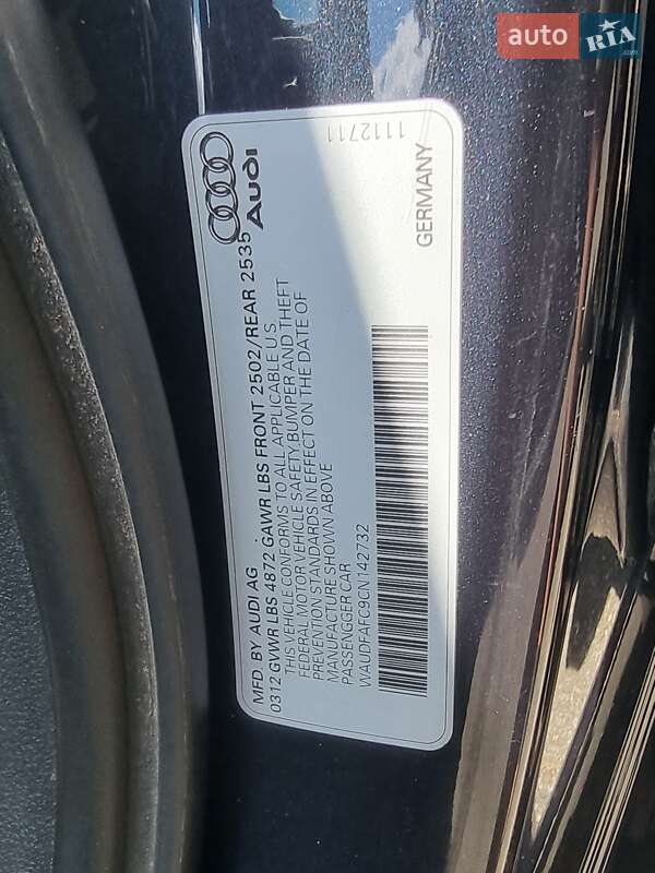 Седан Audi A6 2012 в Киеве