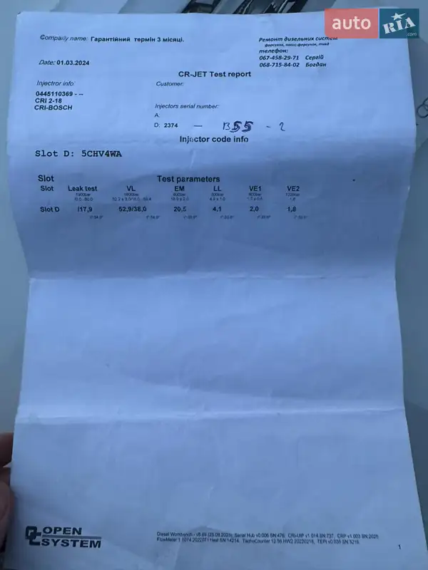 Універсал Audi A6 2012 в Хмельницькому документ