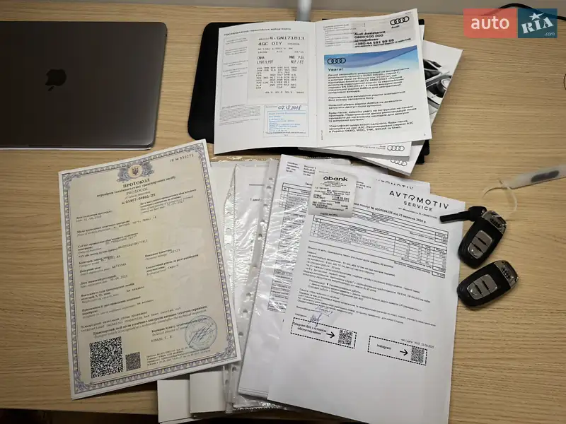 Седан Audi A6 2016 в Дніпрі документ