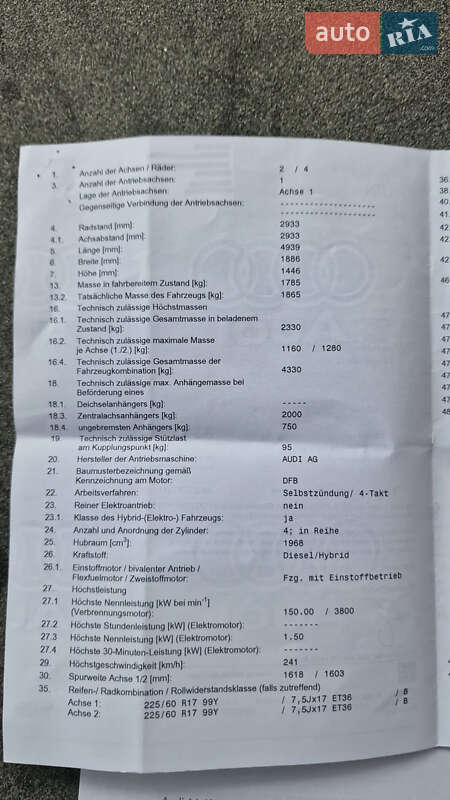 Універсал Audi A6 2018 в Ковелі