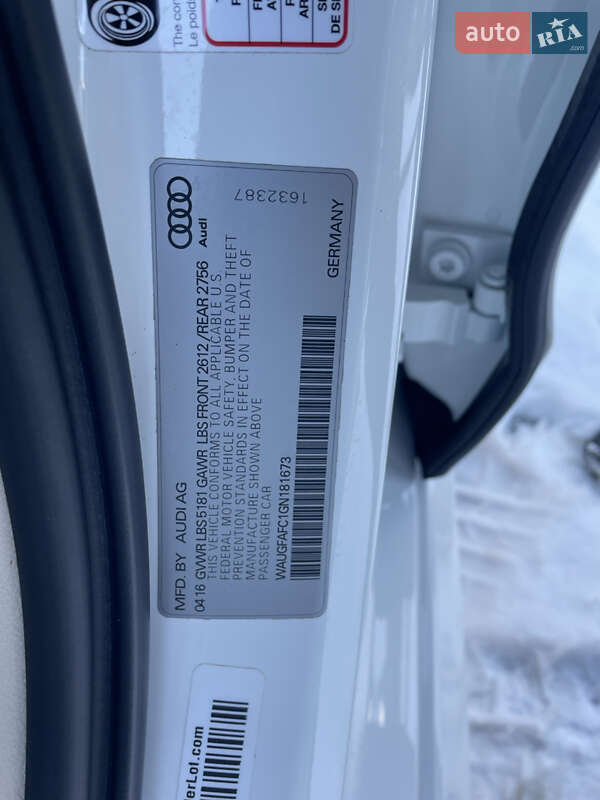 Седан Audi A6 2016 в Стрию