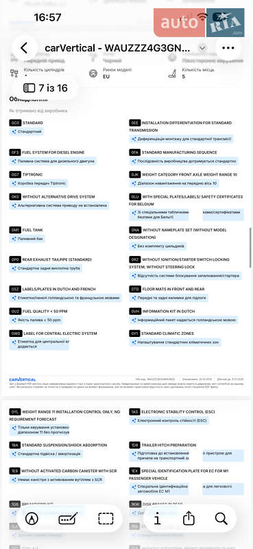 Универсал Audi A6 2015 в Ровно