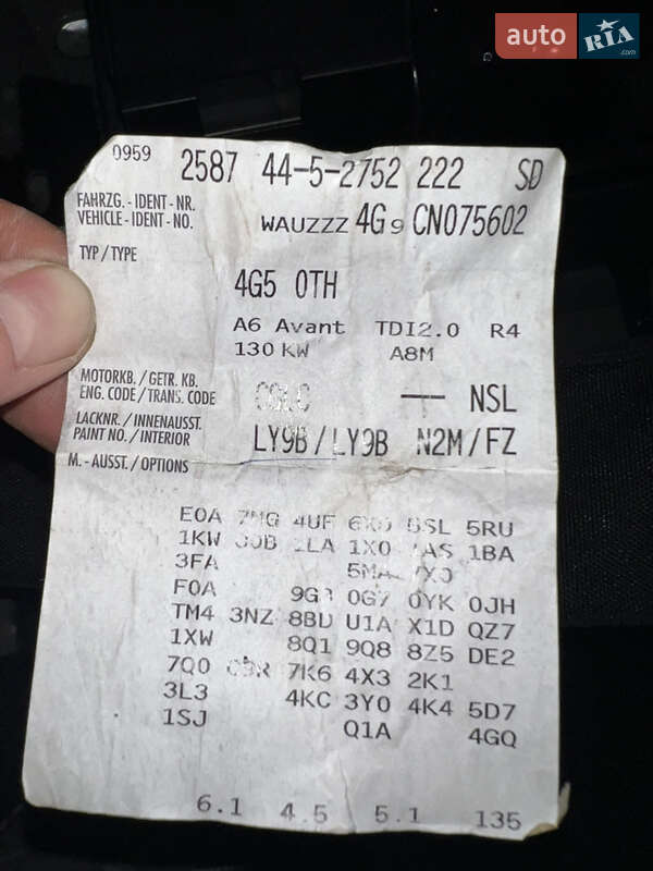 Универсал Audi A6 2011 в Украинке