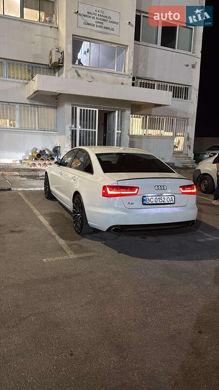 2013 Audi A6, VIN WAUGFAFC3EN041590:plate — фото 1 (autoria)