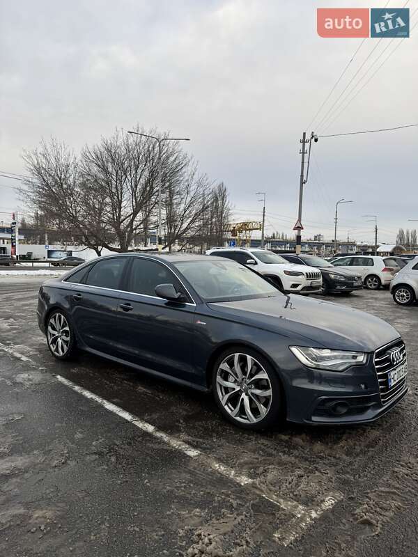 2013 Audi A6, VIN WAUHGAFC0DN152405:plate — фото 1 (autoria)