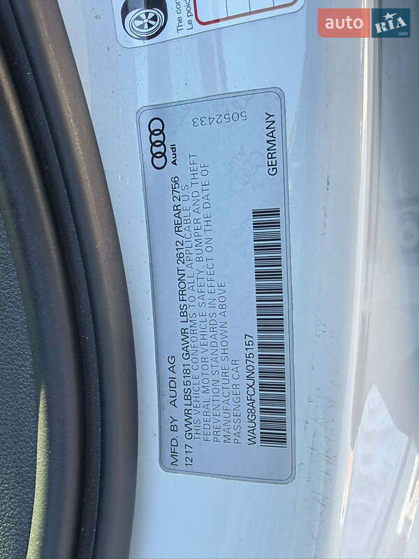 Седан Audi A6 2018 в Києві