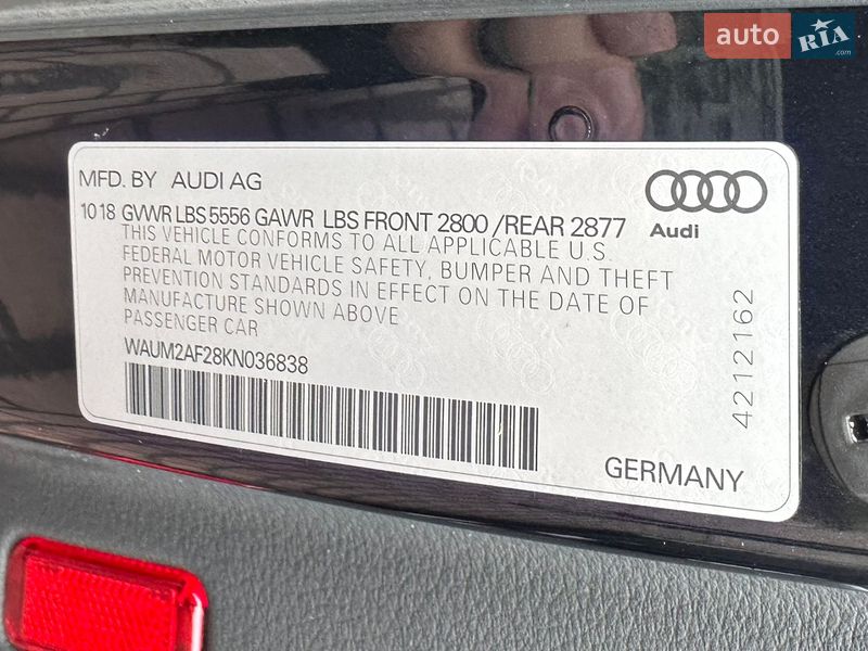 Седан Audi A6 2018 в Днепре