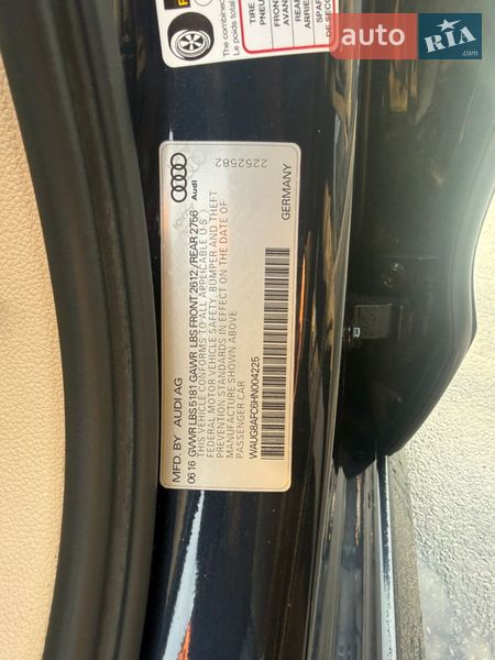 Седан Audi A6 2016 в Киеве