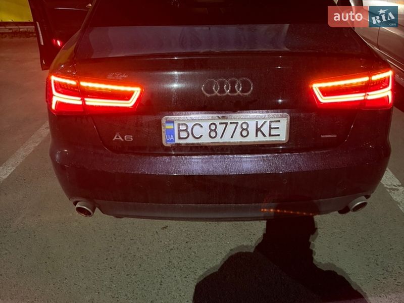 2014 Audi A6, VIN WAUGFAFC3FN014424:plate — фото 1 (autoria)