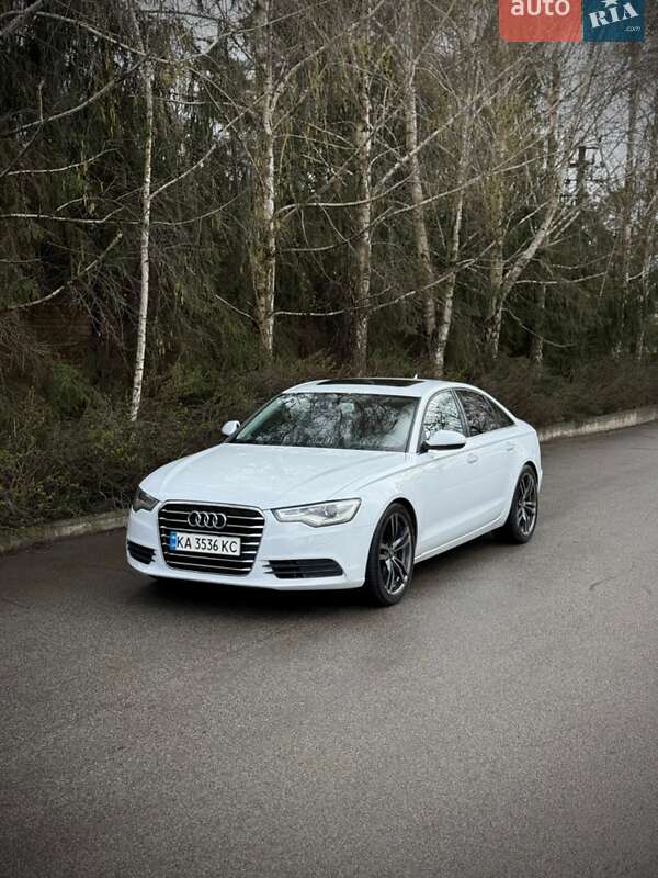 2014 Audi A6, VIN WAUDFAFCXFN034382:plate — photo 1 (autoria)