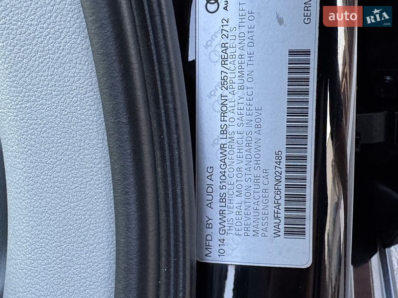 Седан Audi A6 2015 в Умани