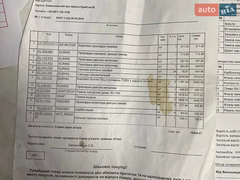 Седан Audi A6 2005 в Ярмолинцях документ