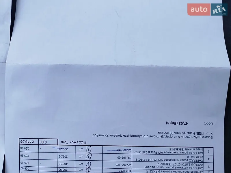 Универсал Audi A6 2002 в Кицмани документ