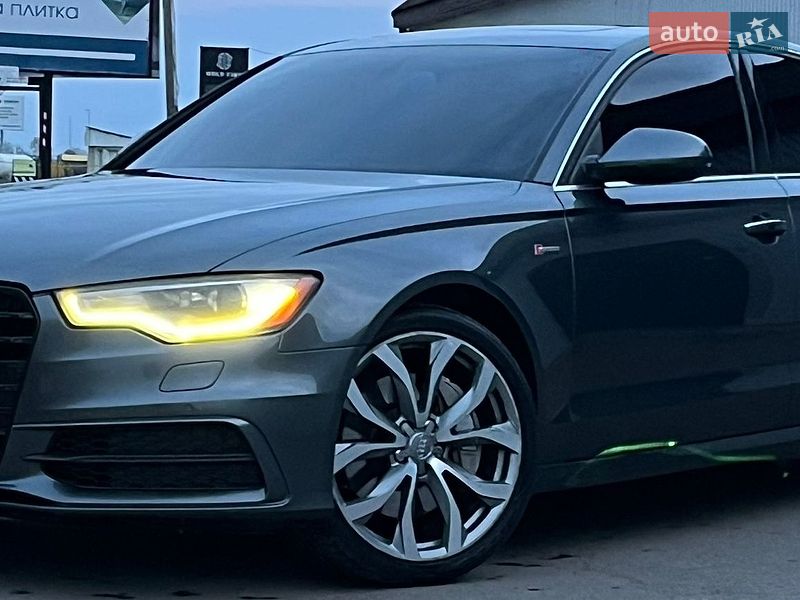 2014 Audi A6, VIN WAUFGAFC0FN027740:plate — фото 1 (autoria)