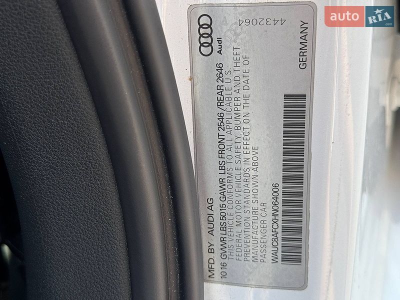 Седан Audi A6 2016 в Ровно