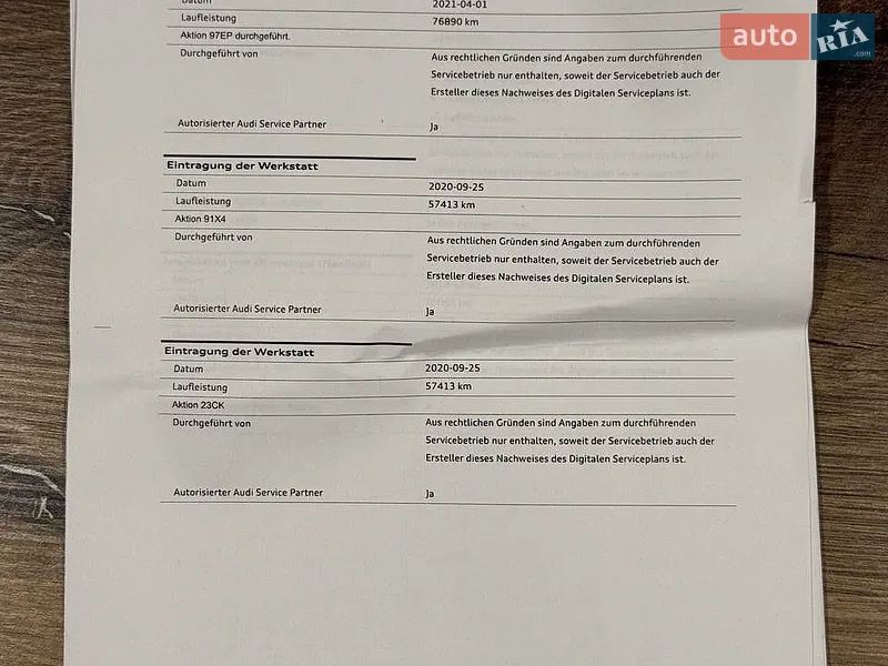 Седан Audi A6 2019 в Володимирі документ