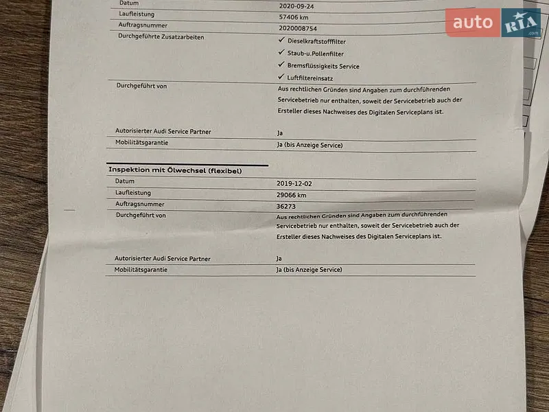 Седан Audi A6 2019 в Володимирі документ