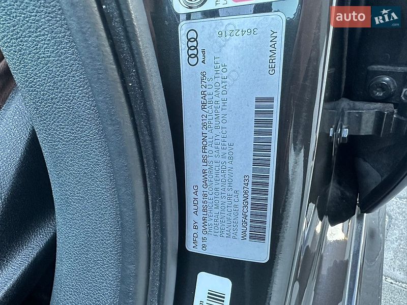 Седан Audi A6 2015 в Ужгороде