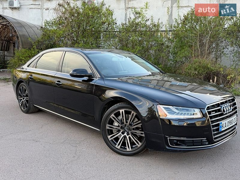 2015 Audi A8 L, VIN WAU32AFD3FN036930:plate — zdjęcie 1 (autoria)