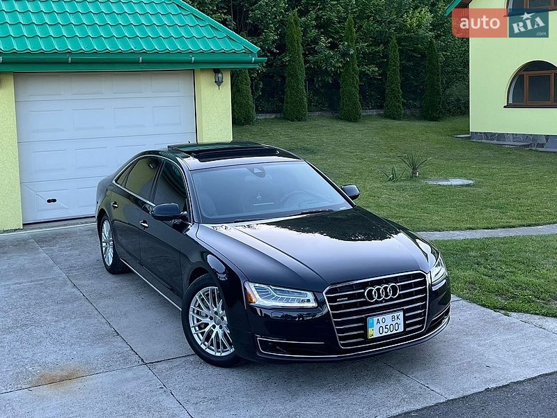 2014 Audi A8, VIN WAU3MAFDXFN026020:plate — фото 1 (autoria)