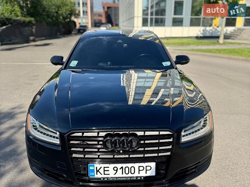 2015 Audi A8, VIN WAU3GAFD5FN032749:plate — фото 1 (autoria)