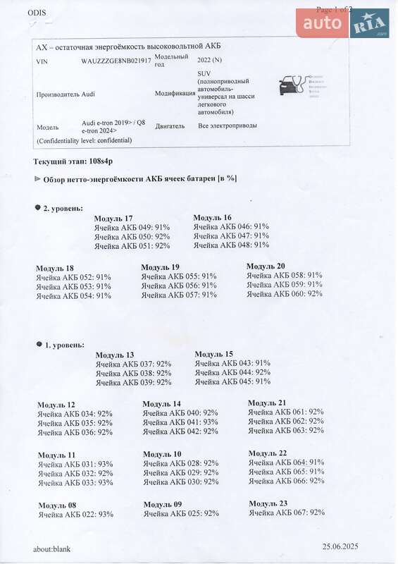 Позашляховик / Кросовер Audi e-tron S Sportback 2022 в Рівному